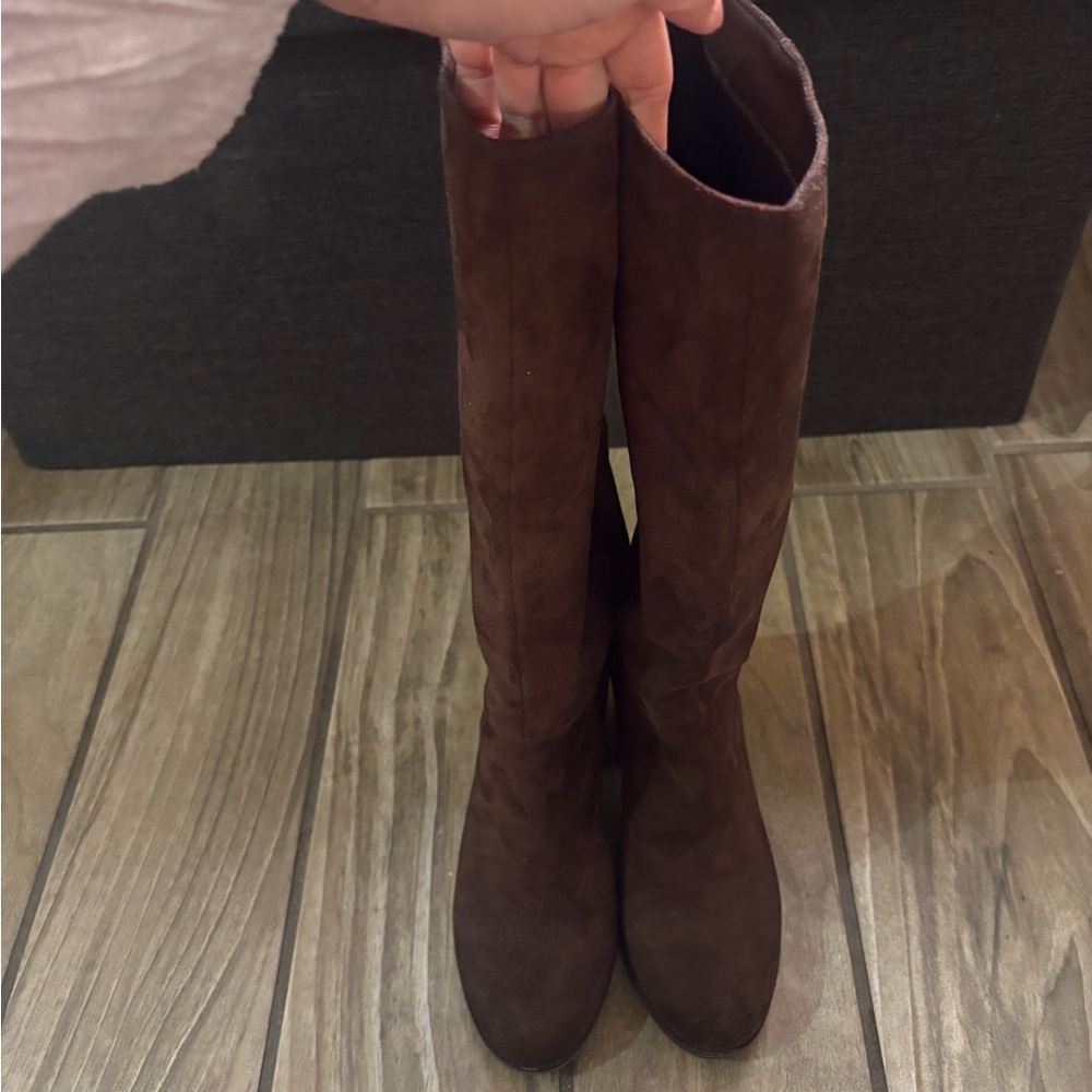 MIA Dark Brown Over the Knee Boots